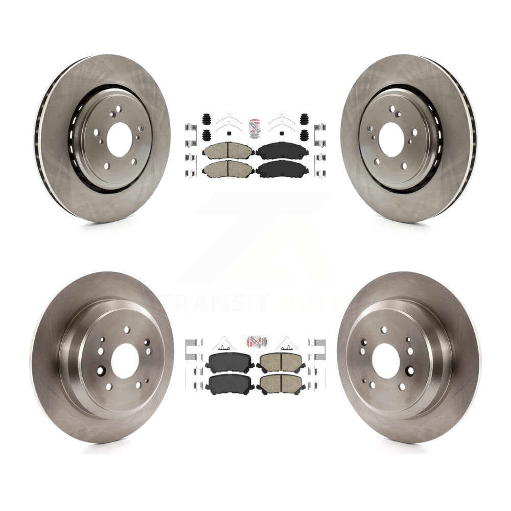 Kit de plaquettes en céramique et de rotors de frein à disque avant et arrière, pour Acura MDX 2014 – 2016