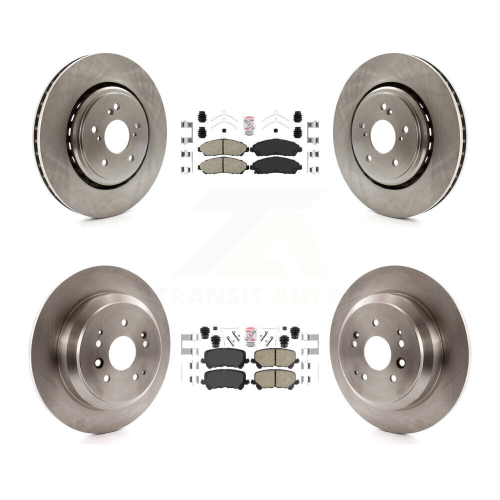 Kit de plaquettes en céramique et de rotors de frein à disque avant et arrière, pour Acura MDX 2014 – 2016