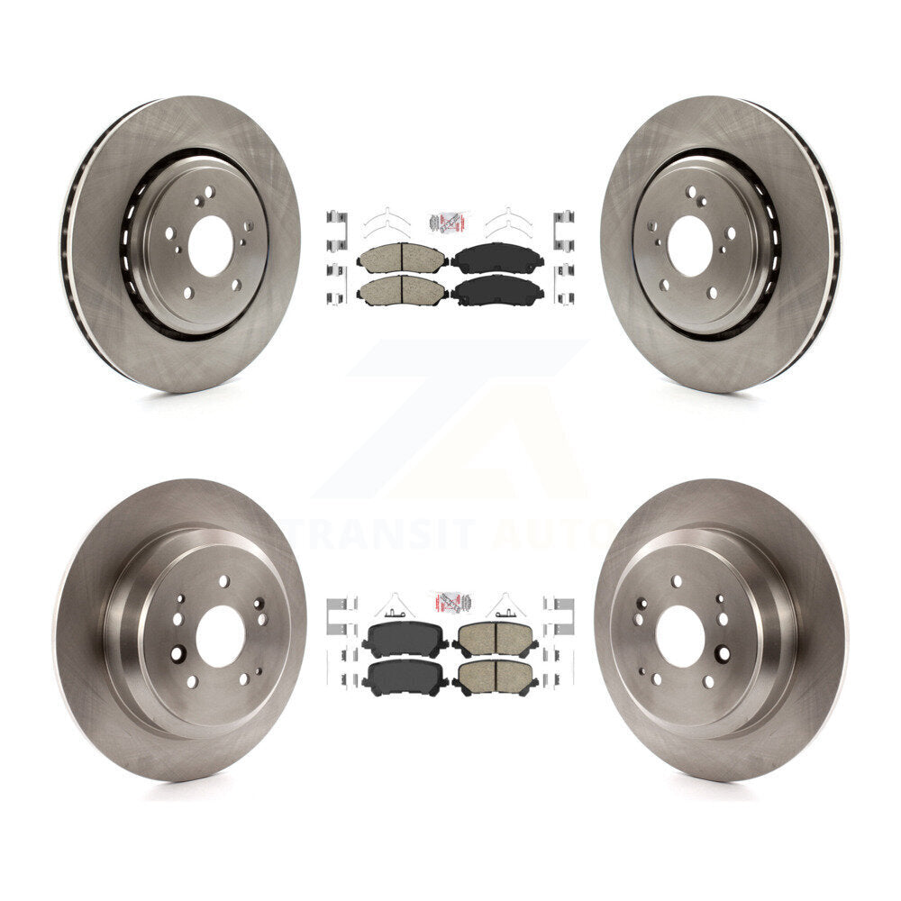 Kit de plaquettes en céramique et de rotors de frein à disque avant et arrière, pour Acura MDX 2014 – 2016