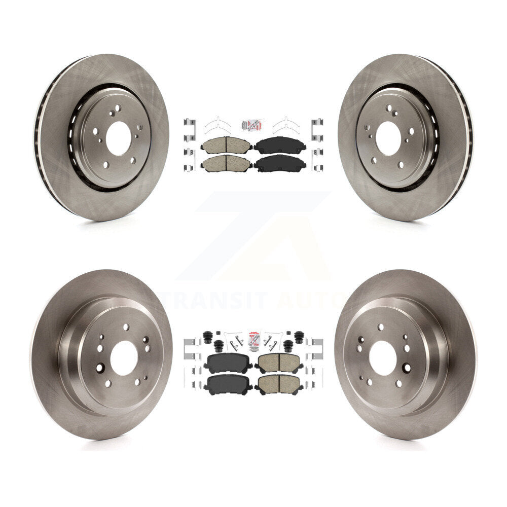 Kit de plaquettes en céramique et de rotors de frein à disque avant et arrière, pour Acura MDX 2014 – 2016