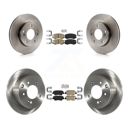 Kit de plaquettes en céramique et de rotors de frein à disque avant et arrière, pour Kia Soul 2010 – 2011, 1,6 l