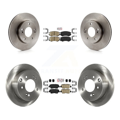 Kit de plaquettes en céramique et de rotors de frein à disque avant et arrière, pour Kia Soul 2010 – 2011, 1,6 l