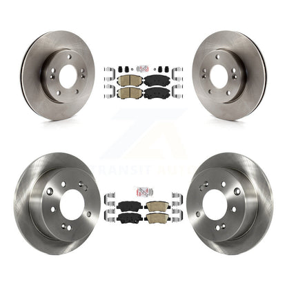Kit de plaquettes en céramique et de rotors de frein à disque avant et arrière, pour Kia Soul 2010 – 2011, 1,6 l