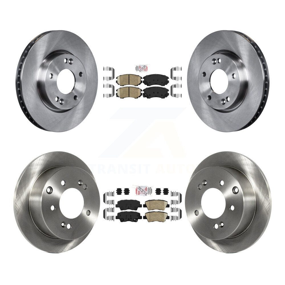 Kit de plaquettes en céramique et de disques de frein avant et arrière, pour Kia Soul 2.0L 2010 – 2011