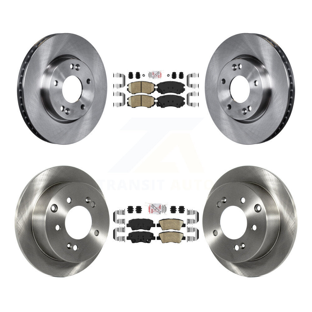 Kit de plaquettes en céramique et de disques de frein avant et arrière, pour Kia Soul 2.0L 2010 – 2011