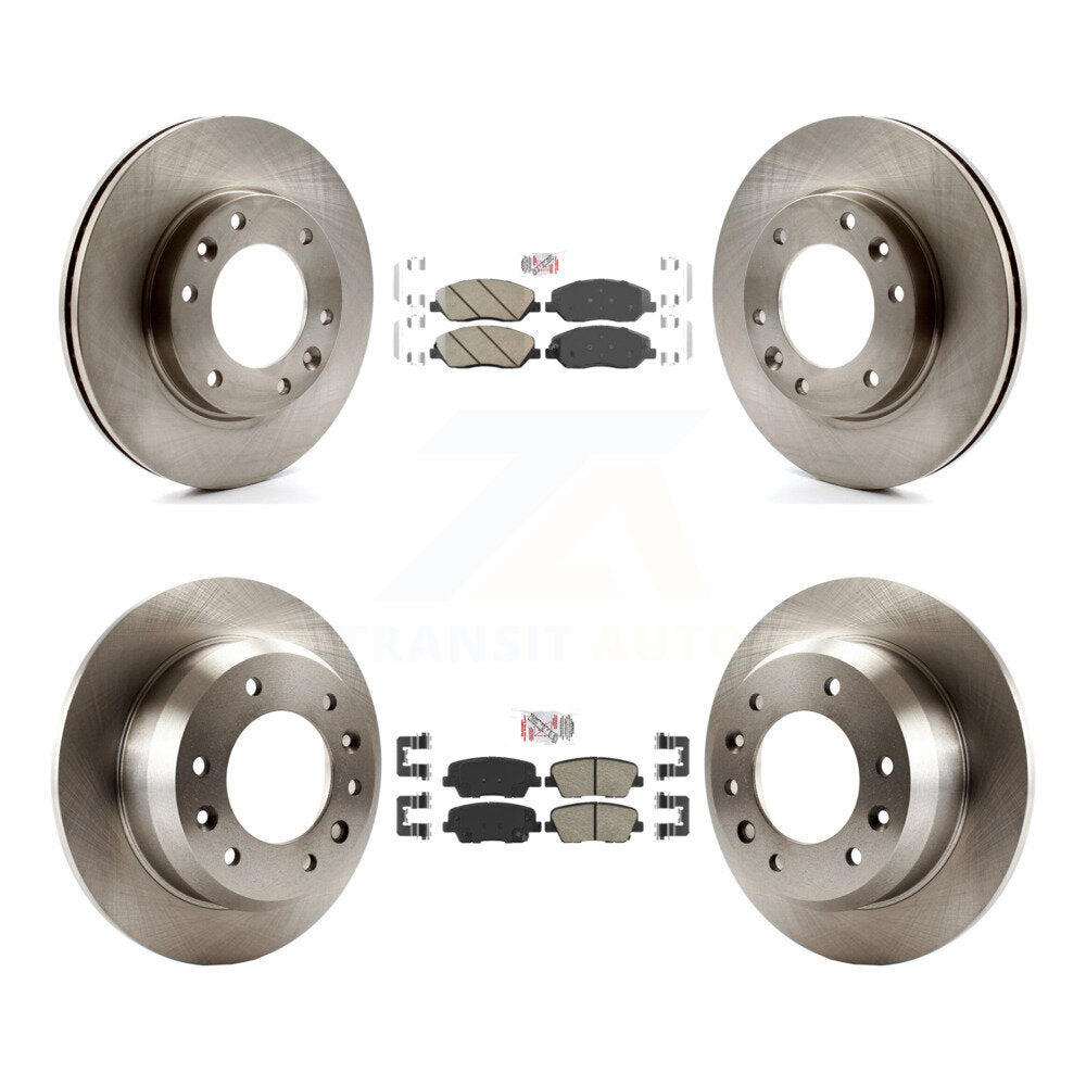 Kit de plaquettes en céramique et Rotor de frein à disque avant et arrière, pour Kia Sedona Hyundai Entourag