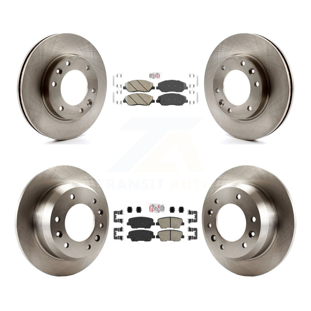 Kit de plaquettes en céramique et Rotor de frein à disque avant et arrière, pour Kia Sedona Hyundai Entourag