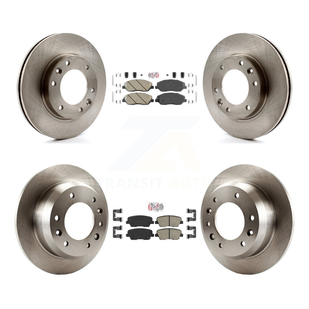 Kit de plaquettes en céramique et Rotor de frein à disque avant et arrière, pour Kia Sedona Hyundai Entourag