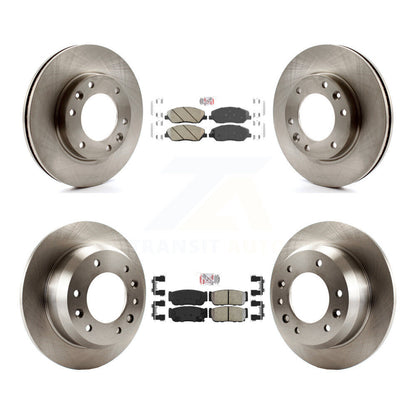 Kit de plaquettes et Rotor de frein semi-métalliques avant et arrière en céramique, pour Hyundai Entourage Ki