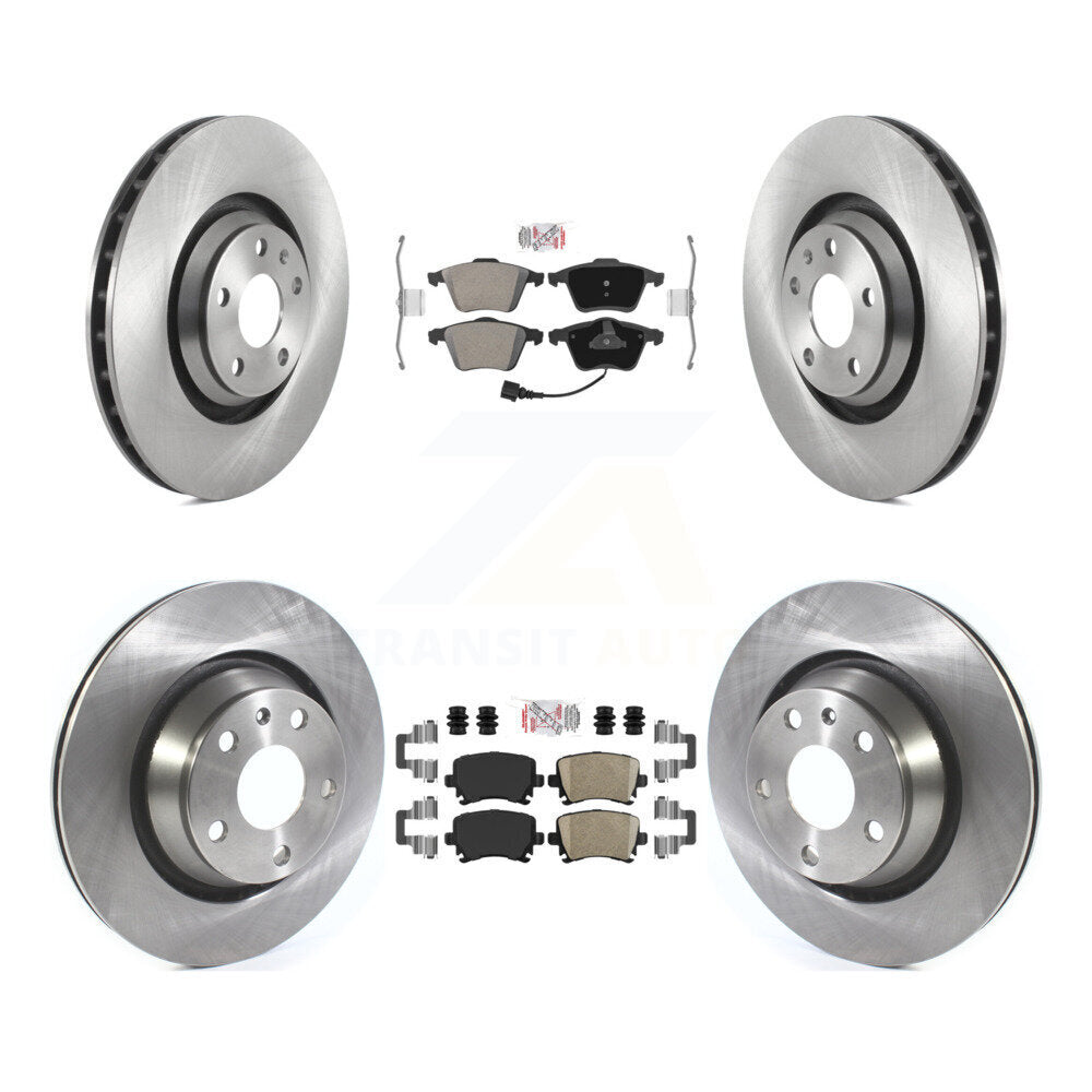 Kit de rotors de frein à plaquettes en céramique, semi-métalliques, avant et arrière, pour Audi TTS Quattr 09-15