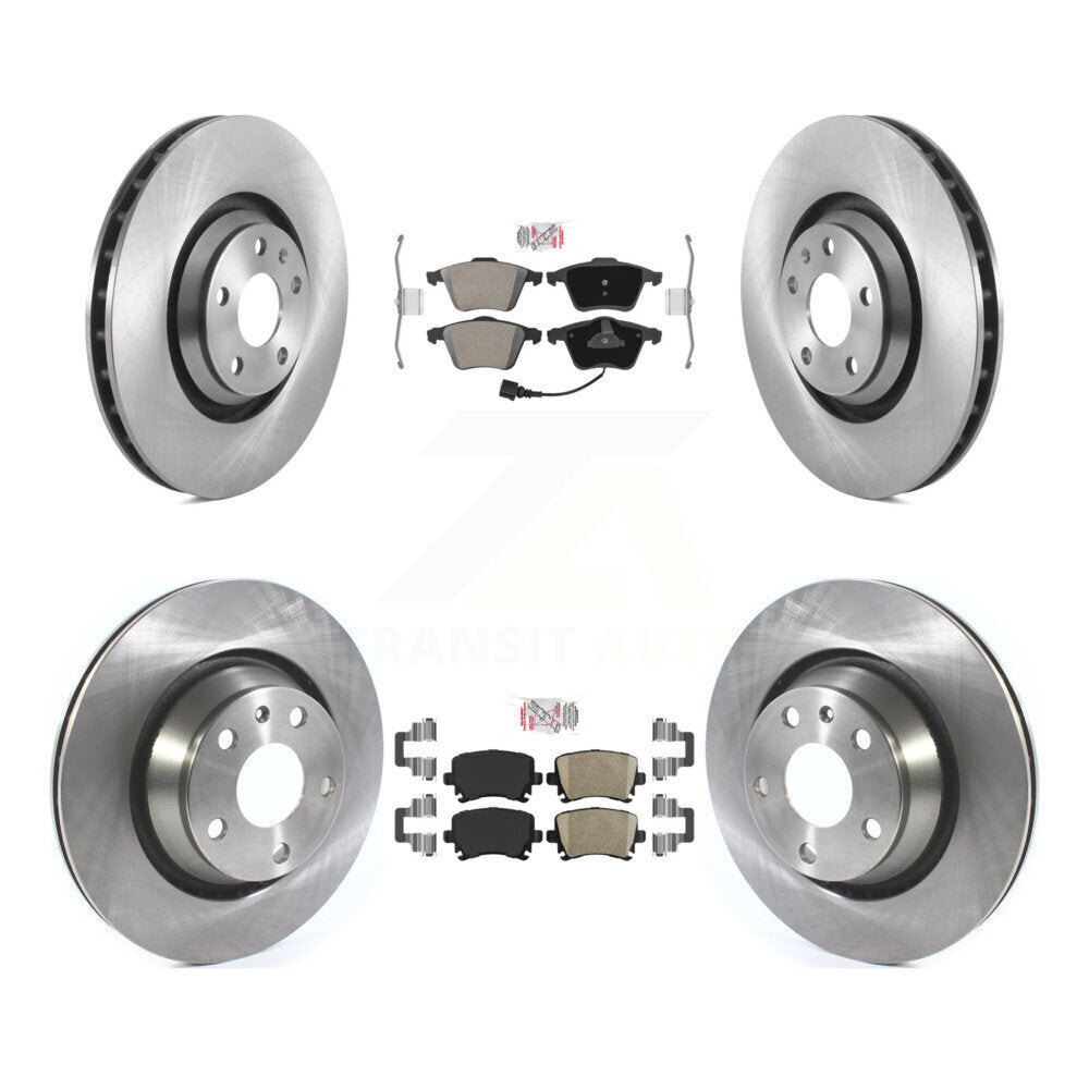 Kit de rotors de frein à plaquettes en céramique, semi-métalliques, avant et arrière, pour Audi TTS Quattr 09-15