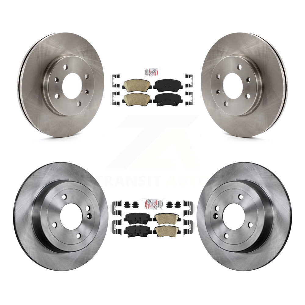 Kit de plaquettes en céramique et de disques de frein avant et arrière, pour Hyundai Accent Kia Rio