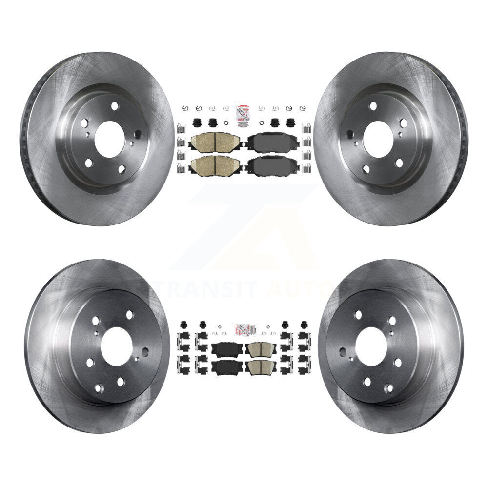 Kit de plaquettes en céramique et de rotors de frein à disque avant et arrière, pour Toyota RAV4 K8A-102960
