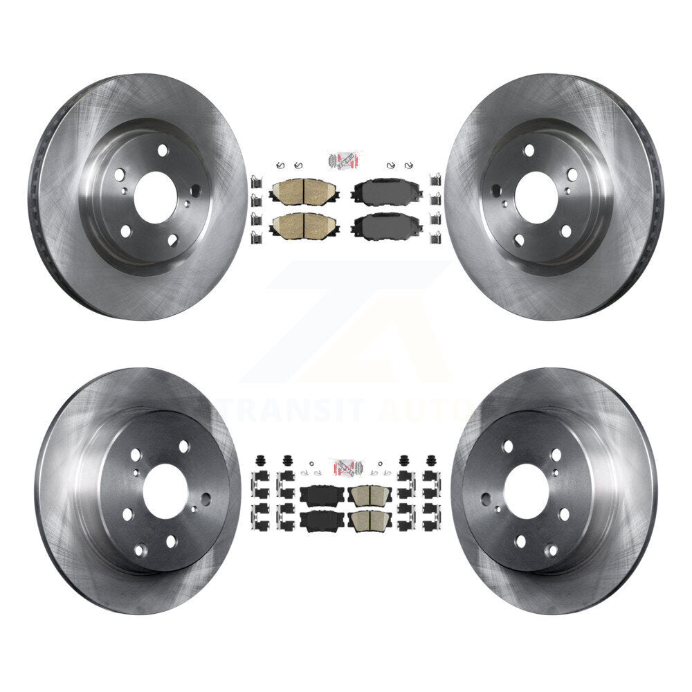 Kit de plaquettes en céramique et de rotors de frein à disque avant et arrière, pour Toyota RAV4 K8A-102962