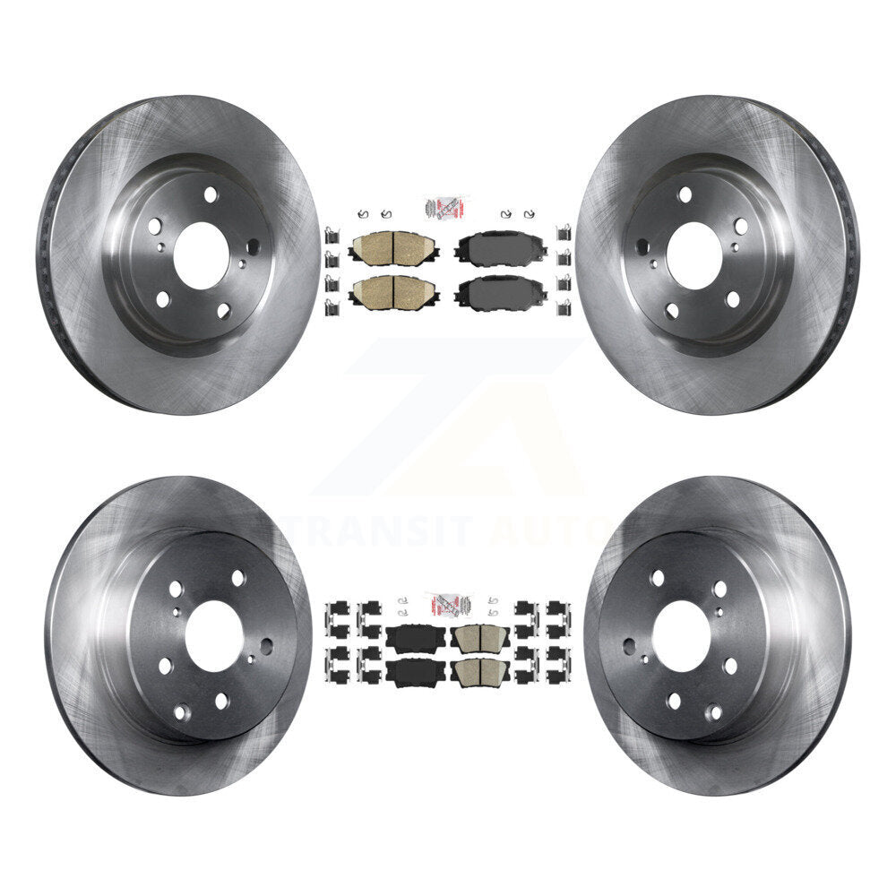 Kit de plaquettes en céramique et de rotors de frein à disque avant et arrière, pour Toyota RAV4 K8A-102963