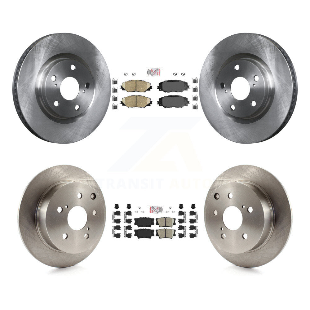 Kit de plaquettes en céramique et de disques de frein avant et arrière, pour Toyota Matrix Pontiac Vib