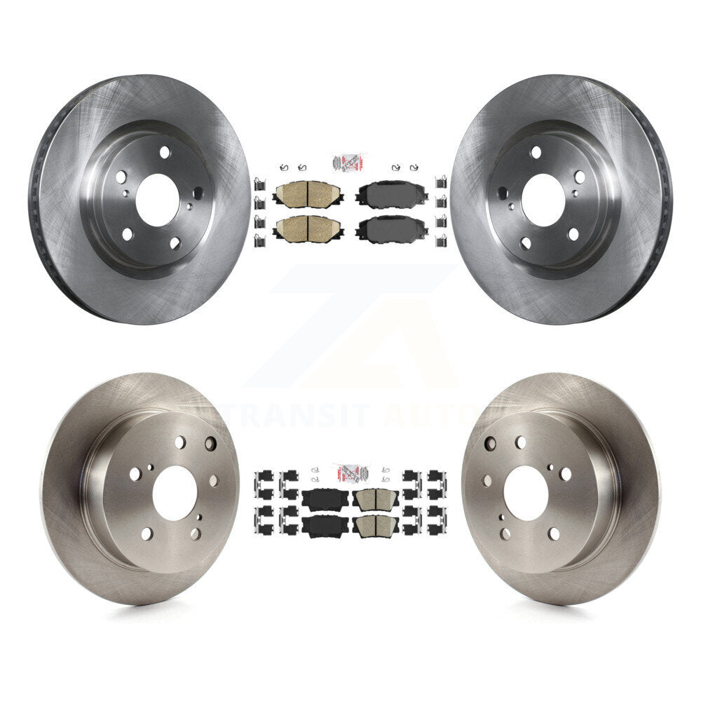 Kit de plaquettes en céramique et de disques de frein avant et arrière, pour Toyota Matrix Pontiac Vib