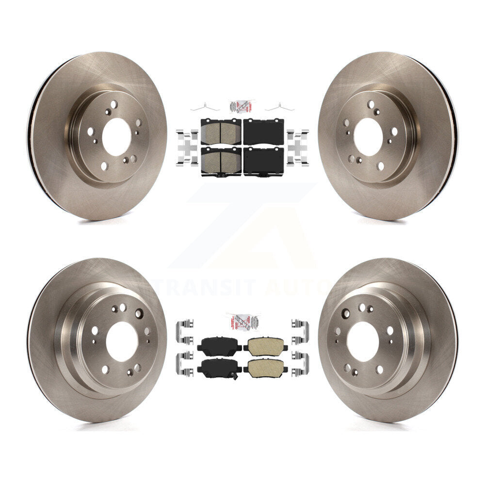 Kit de plaquettes en céramique et de rotors de frein à disque avant et arrière, pour Acura RL 2005 – 2012
