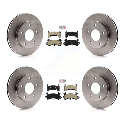 Kit de Rotor de frein à plaquettes semi-métalliques avant et arrière, pour Cadillac Eldorado Buick Rivier