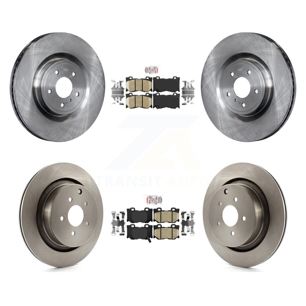 Kit de plaquettes en céramique et de disques de frein avant et arrière, pour INFINITI FX50 K8A-102995