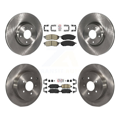 Kit de rotors de frein à disque et plaquettes en céramique semi-métalliques avant et arrière pour INFINITI QX7