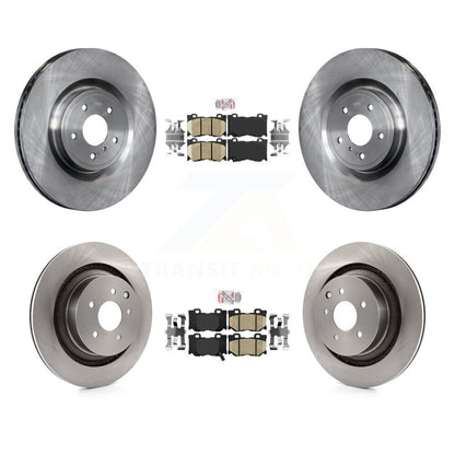 Kit de rotor de frein à plaquettes en céramique avant et arrière pour INFINITI G37 09-13 avec frein Brembo