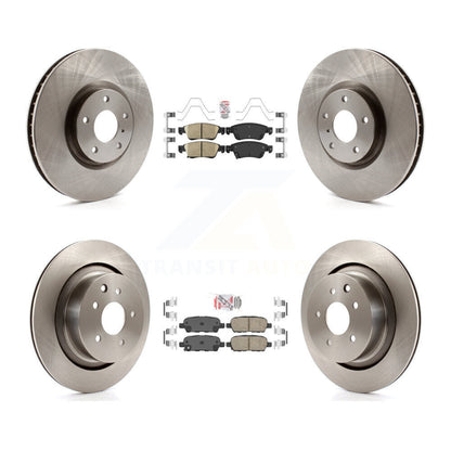 Kit de plaquettes en céramique et de rotors de frein à disque avant et arrière, pour INFINITI G37 G35 Q60