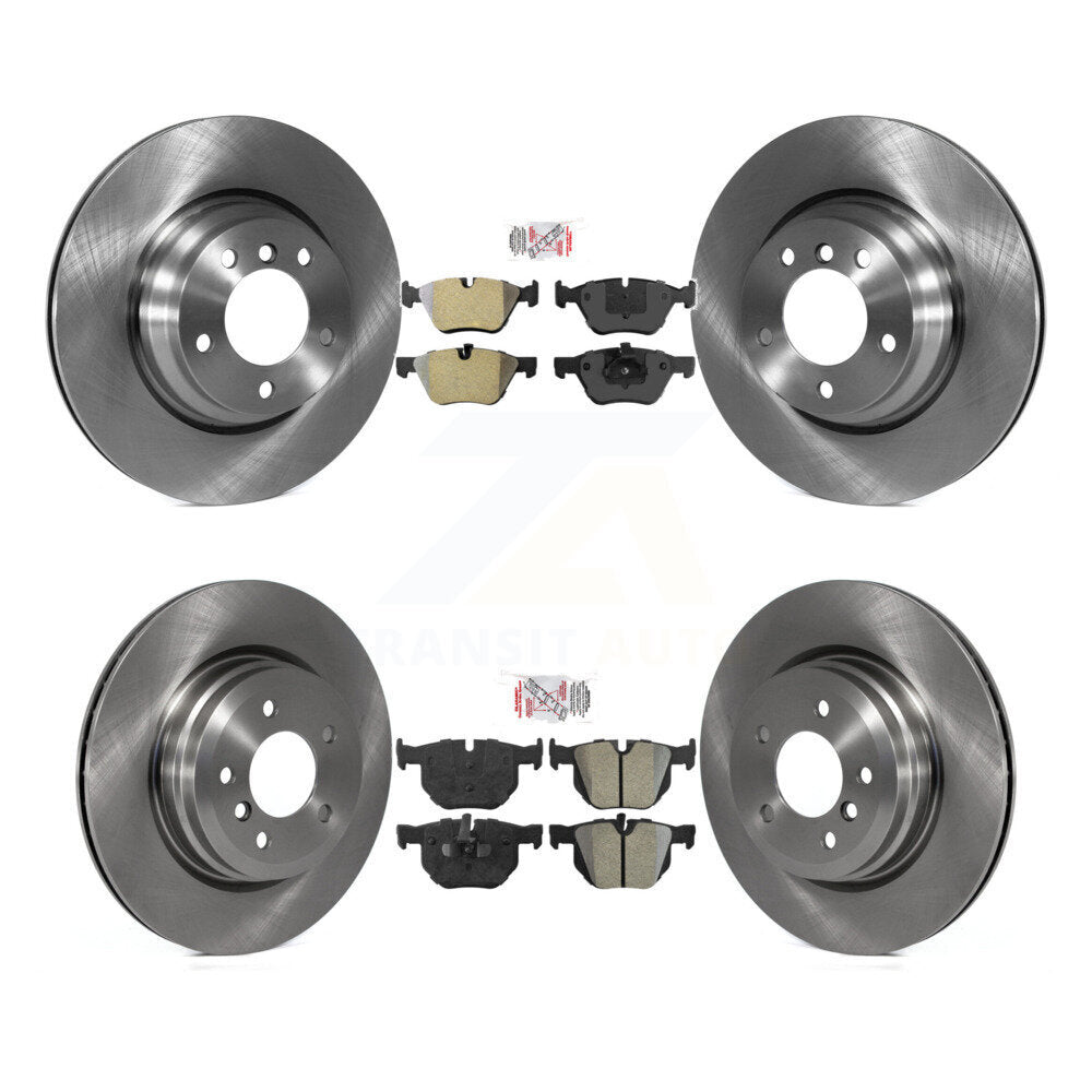 Kit de plaquettes semi-métalliques avant et arrière et disques de frein pour BMW 330i 330xi 2006