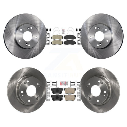 Kit de plaquettes en céramique et de rotors de frein à disque avant et arrière, pour Acura CSX K8A-103033