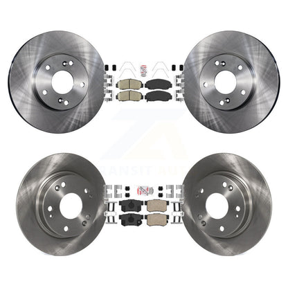 Kit de plaquettes en céramique et de rotors de frein à disque avant et arrière, pour Acura CSX K8A-103034