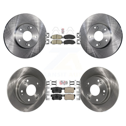 Kit de plaquettes en céramique et de rotors de frein à disque avant et arrière, pour Acura CSX K8A-103035