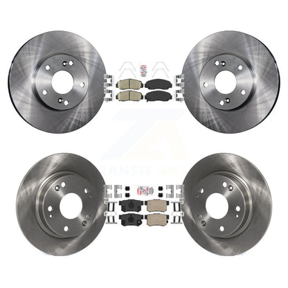 Kit de plaquettes en céramique et de rotors de frein à disque avant et arrière, pour Acura CSX K8A-103036