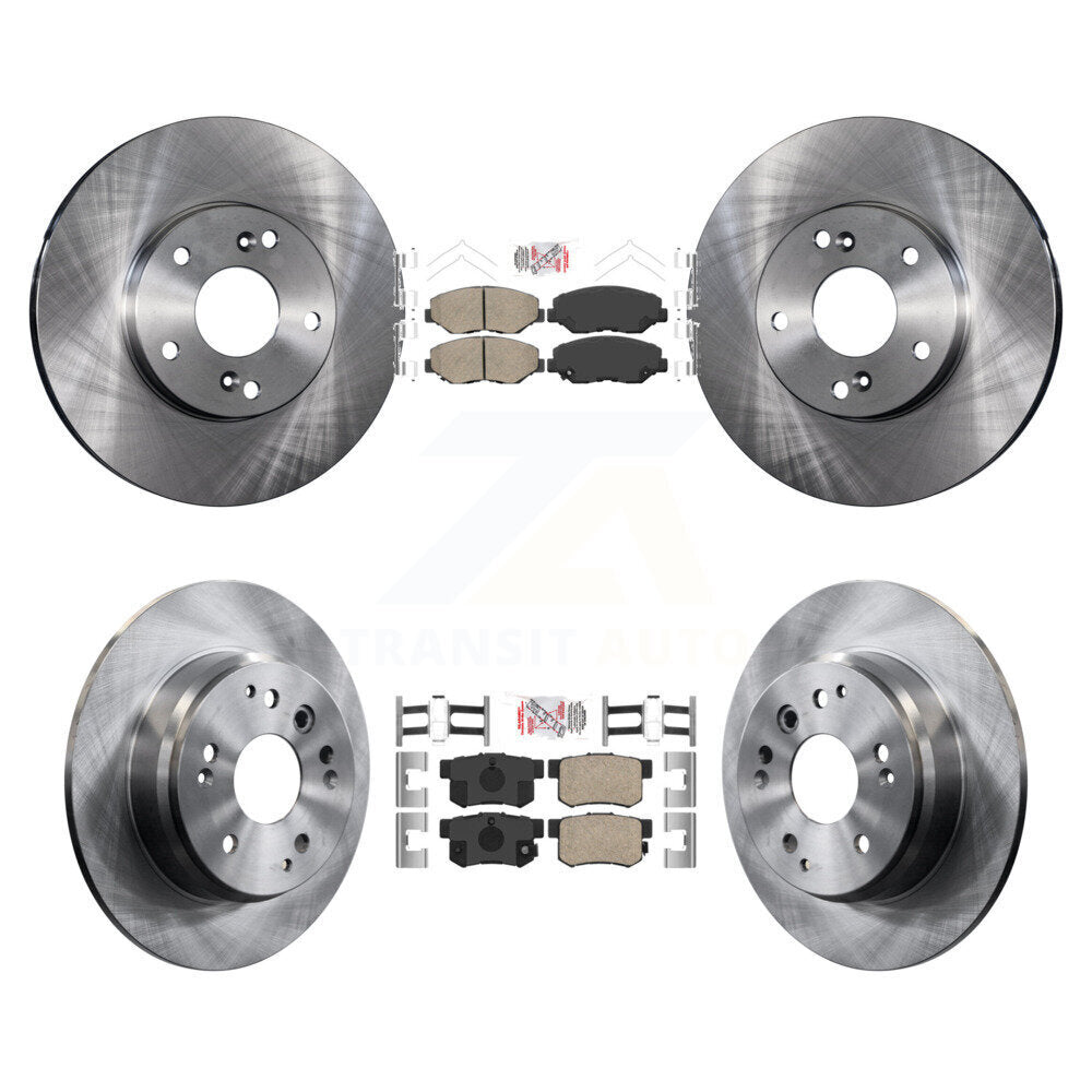 Kit de plaquettes en céramique et de disques de frein avant et arrière, pour Honda Element 2003 – 2011
