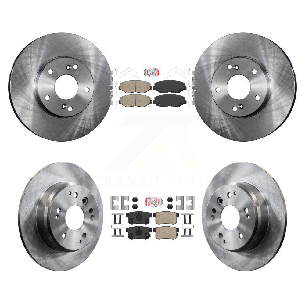 Kit de plaquettes en céramique et de disques de frein avant et arrière, pour Honda Element 2003 – 2011
