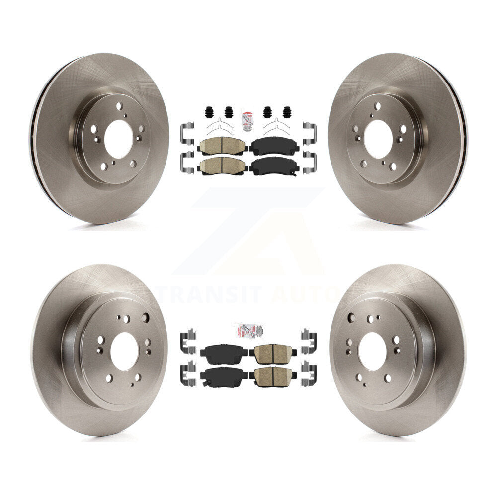 Kit de plaquettes en céramique et de disques de frein avant et arrière, pour Honda Ridgeline 2006 – 2014