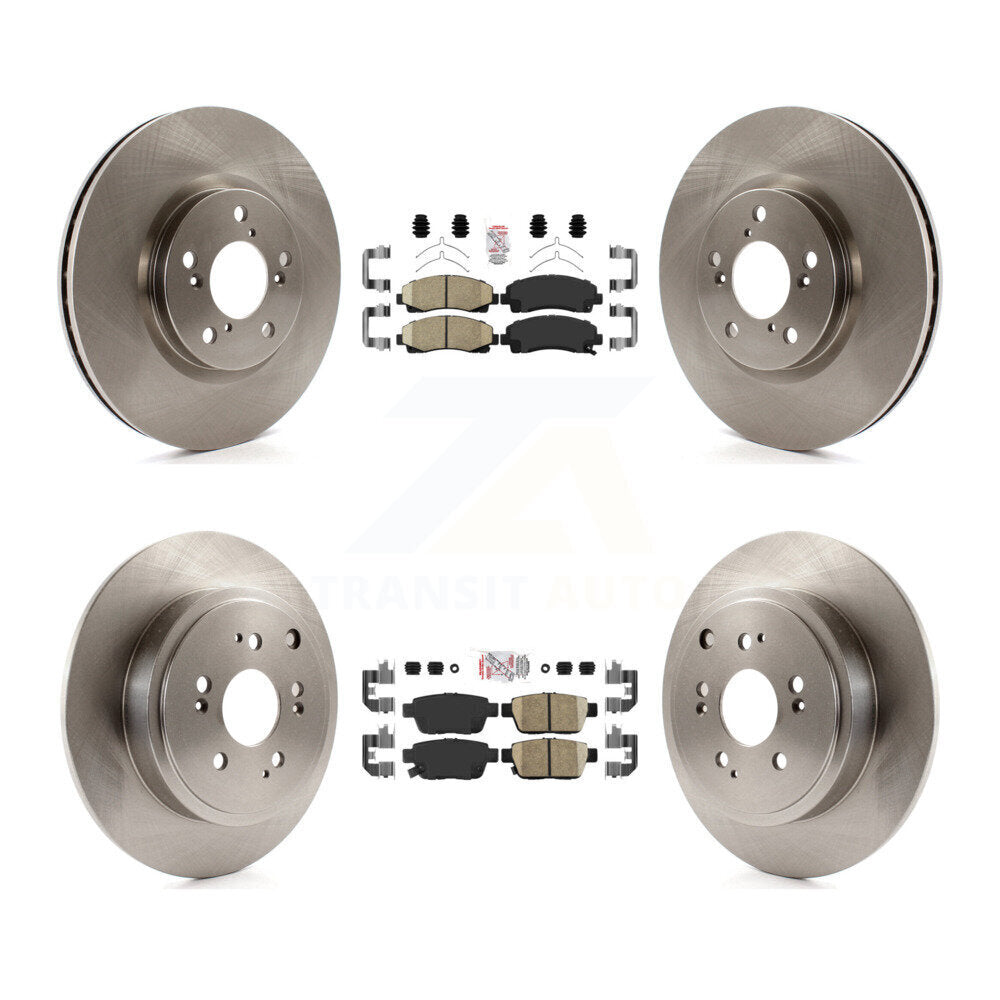 Kit de plaquettes en céramique et de disques de frein avant et arrière, pour Honda Ridgeline 2006 – 2014