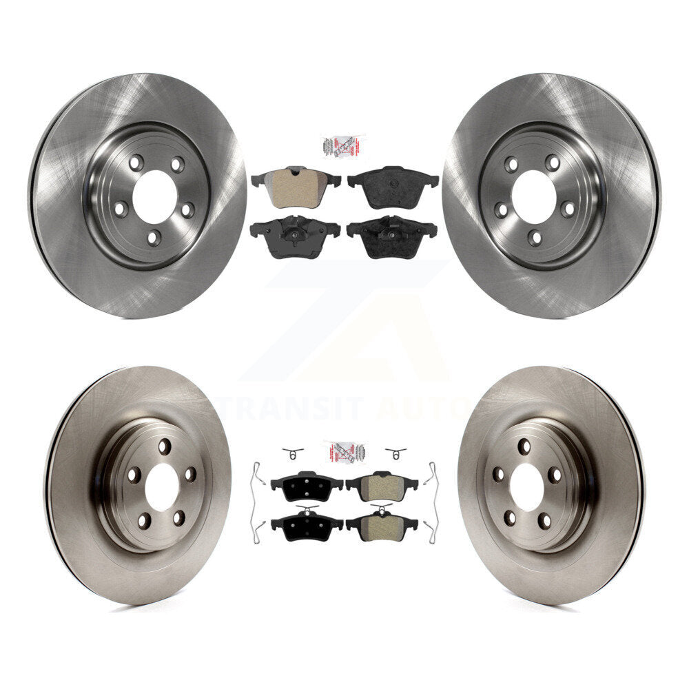 Kit de plaquettes semi-métalliques avant et arrière et disques de frein pour Jaguar XF K8A-10305