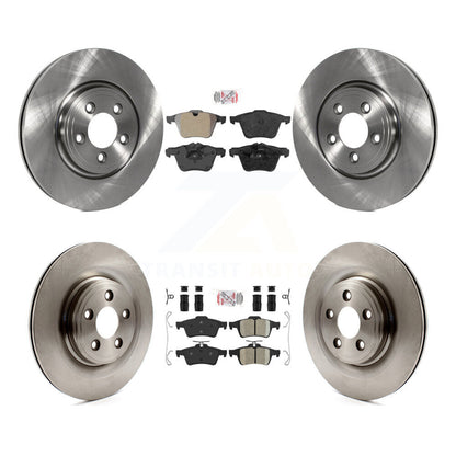 Kit de plaquettes en céramique et de rotors de frein à disque, semi-métalliques, avant et arrière, pour Jaguar XF