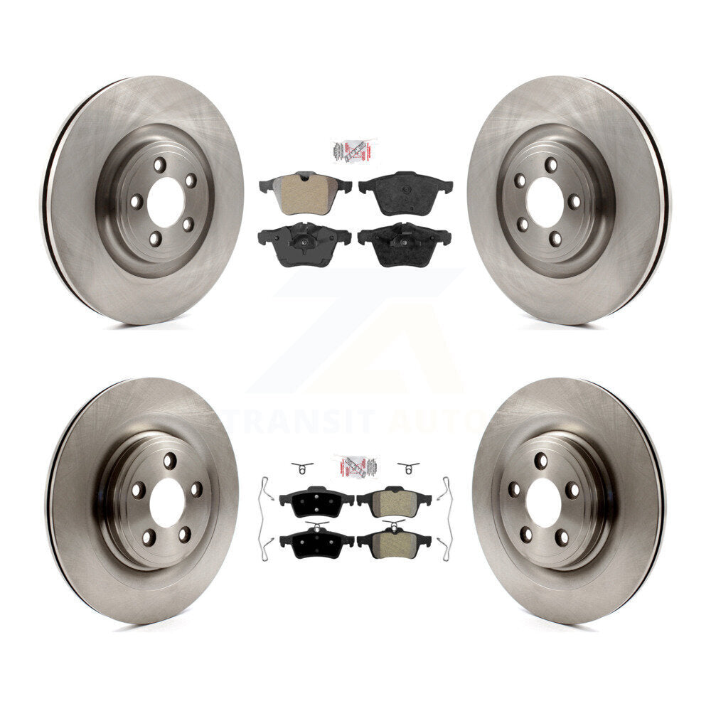 Kit de plaquettes semi-métalliques avant et arrière et disques de frein, pour Jaguar XF XJ XKR XK