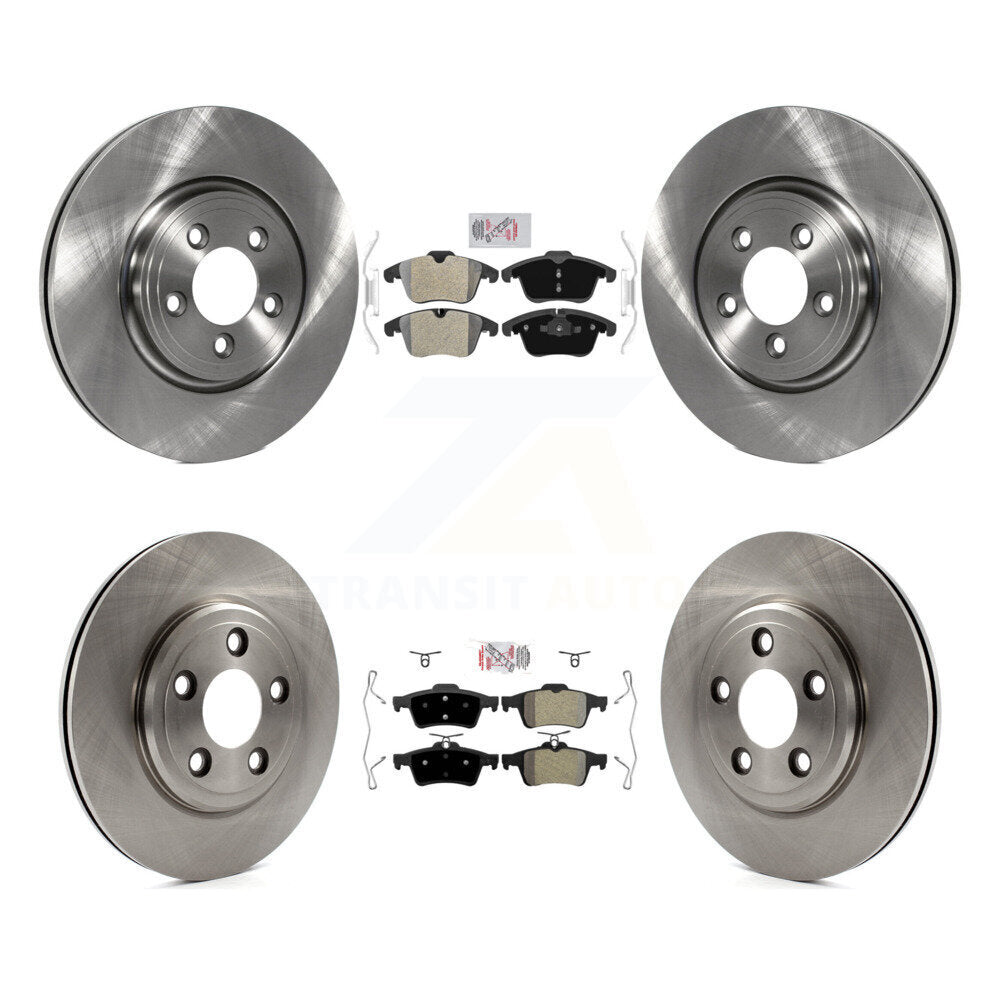Kit de plaquettes semi-métalliques avant et arrière et disques de frein pour Jaguar Vanden Plas
