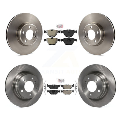 Kit de plaquettes semi-métalliques avant et arrière et rotor de frein pour BMW 328i Coupé 2013 avec 3.0