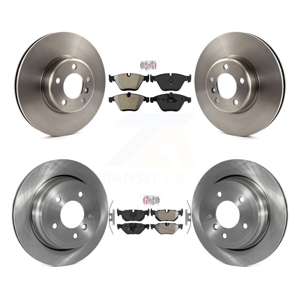 Kit de disques de frein à plaquettes semi-métalliques avant et arrière, pour BMW 328i cabriolet avec 3.0