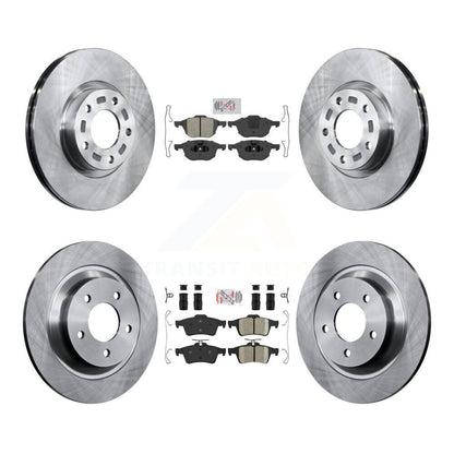 Kit de plaquettes en céramique et de rotors de frein à disque, semi-métalliques avant et arrière, pour Mazda 5