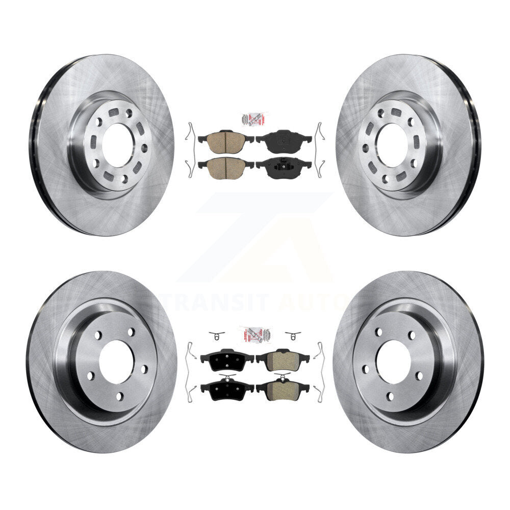 Kit de plaquettes semi-métalliques avant et arrière en céramique et disques de frein pour Mazda 5