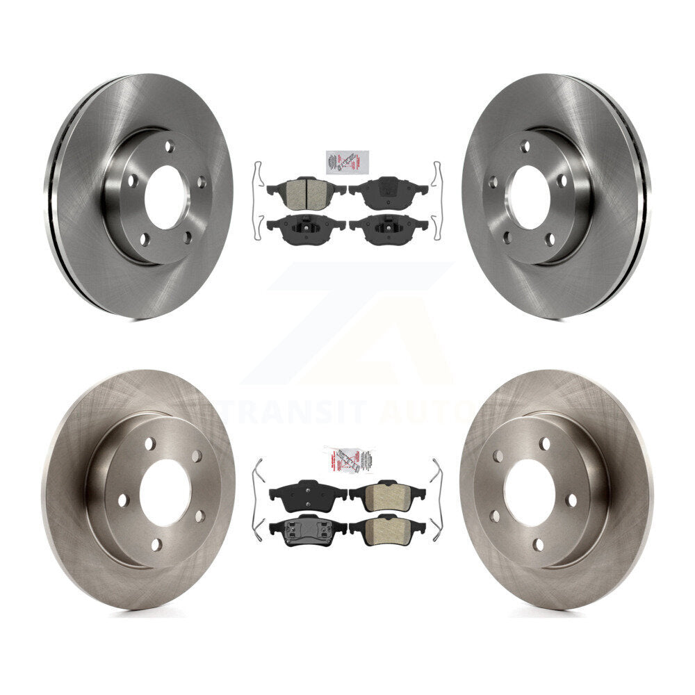 Kit de plaquettes semi-métalliques avant et arrière et Rotor de frein à disque, pour Mazda 3 2.0 2004 – 2005