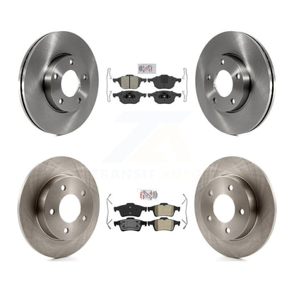 Kit de plaquettes semi-métalliques avant et arrière et Rotor de frein à disque, pour Mazda 3 2.0 2004 – 2005