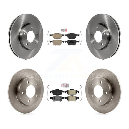 Kit de rotors de frein à plaquettes semi-métalliques avant et arrière en céramique pour Mazda 3 2004 2005 2.0