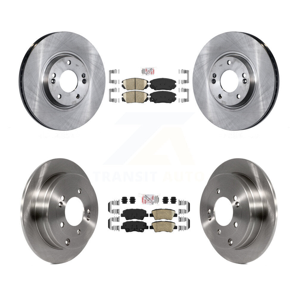 Kit de plaquettes en céramique et de rotors de frein à disque avant et arrière, pour Kia Amanti 2007 – 2009