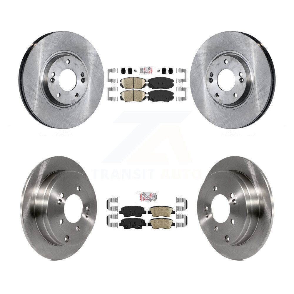 Kit de plaquettes en céramique et de rotors de frein à disque avant et arrière, pour Kia Amanti 2007 – 2009