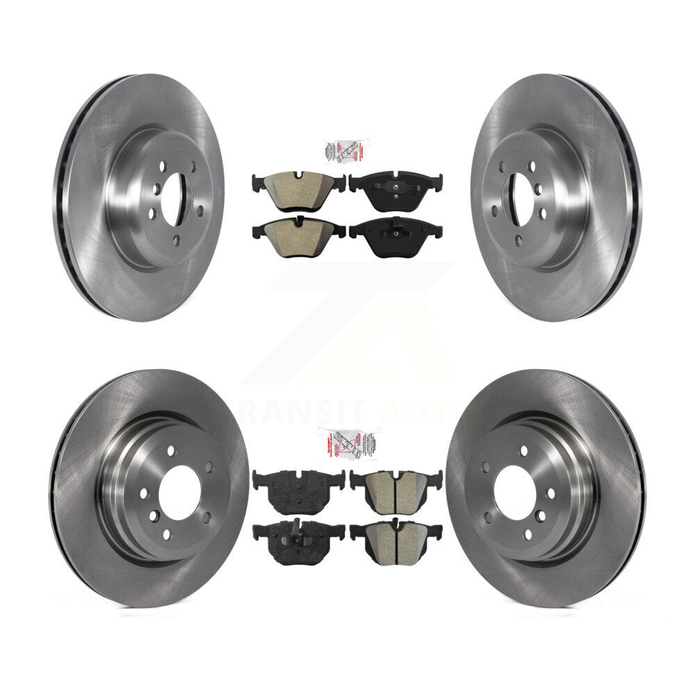 Kit de rotor de frein à plaquettes semi-métalliques avant et arrière pour BMW 335i cabriolet/coupé 2012